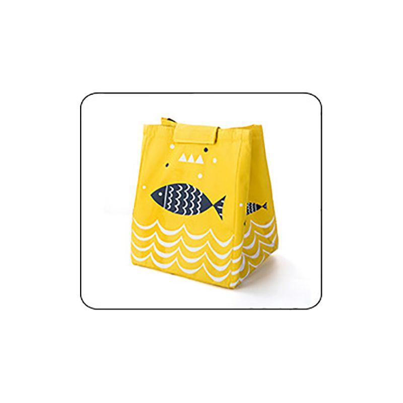 

Artone Oxford Fish Многоразовый ланч-бэг Термоизолированный ланчбокс Гурман Yellow