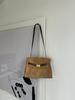 Niche Frosted Cowhide Retro Messenger Bag - Casual Crossbody/Shoulder Hobo Bag