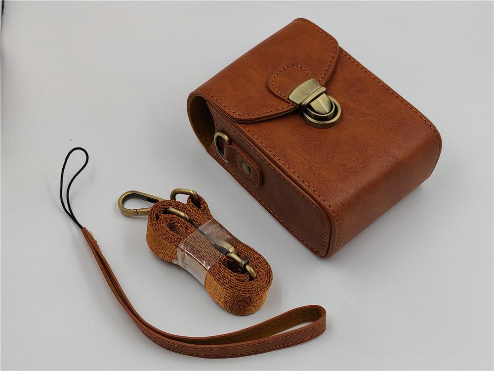 PU Leder Kameratasche für Canon SX740HS SX730 G7X2 G7X3 G9X Sony ZVE10 ZV1 RX100 ZV1F ZV1II RICOH GR II GR III GRIII X