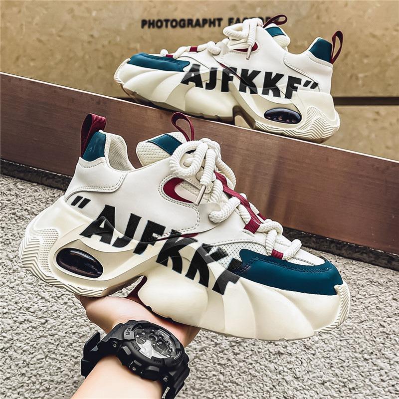 

Мужская обувь осень молодежная трендовая марка воздушная подушка увеличенная жареная улица папины кроссовки повседневная спортивная трендовая обувь 44