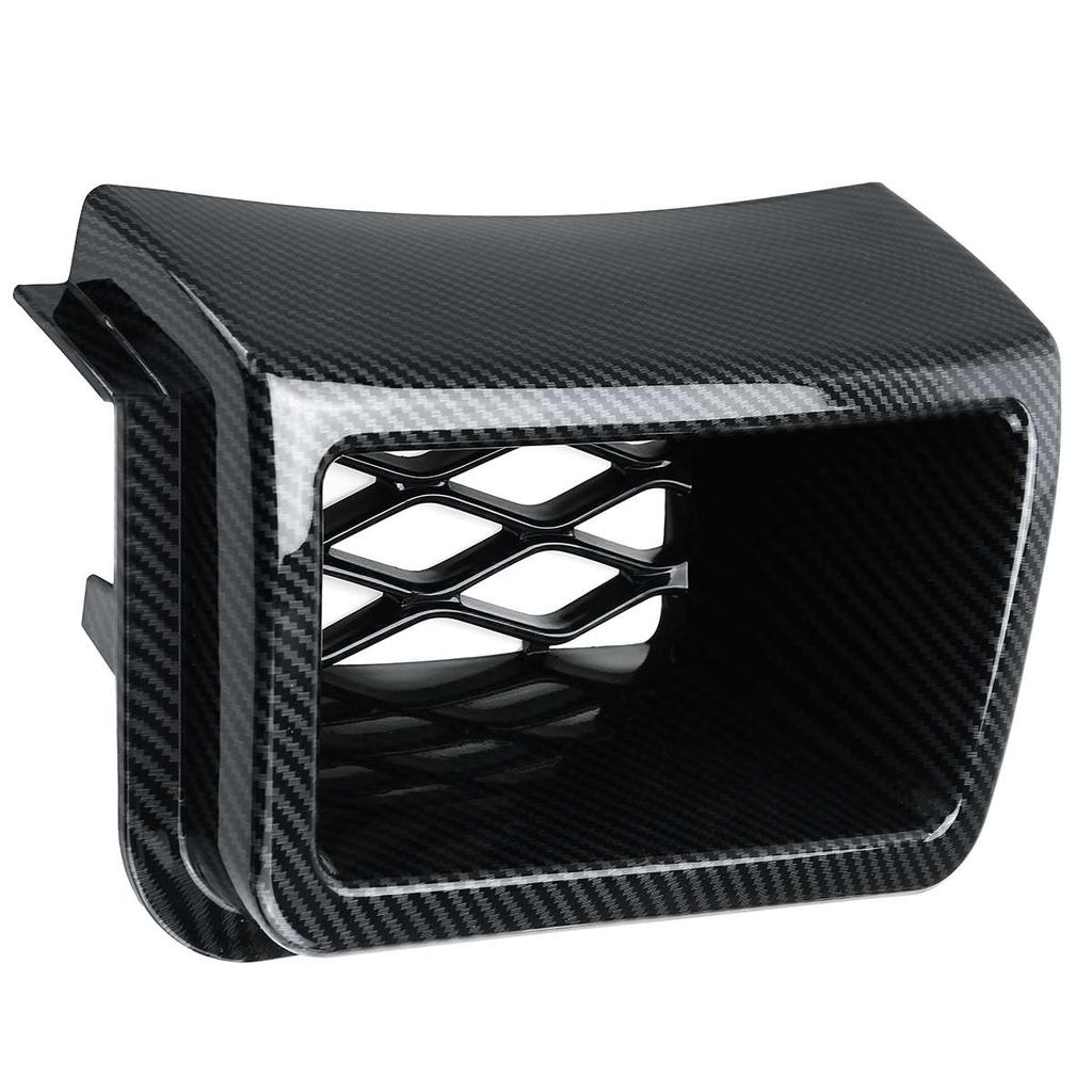 A Pair Carbon Fiber Look Car Brake Air Duct Front Bumper Caliper Grill Air Outlet For Chevrolet For Silverado 1500 2003-2007 SS