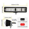 1Pcs Led Forklift Safety Lights Straight Red Hazardous Light Strips Reverse Trucks, Excavators, Industrial Equipment Lights