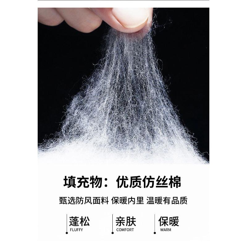 2025 New Winter Men's Cotton Jacket Men's Casual Cotton Jacket Double-sided Couple Warm Duck Cotton Coat Trendy Cotton Clothes