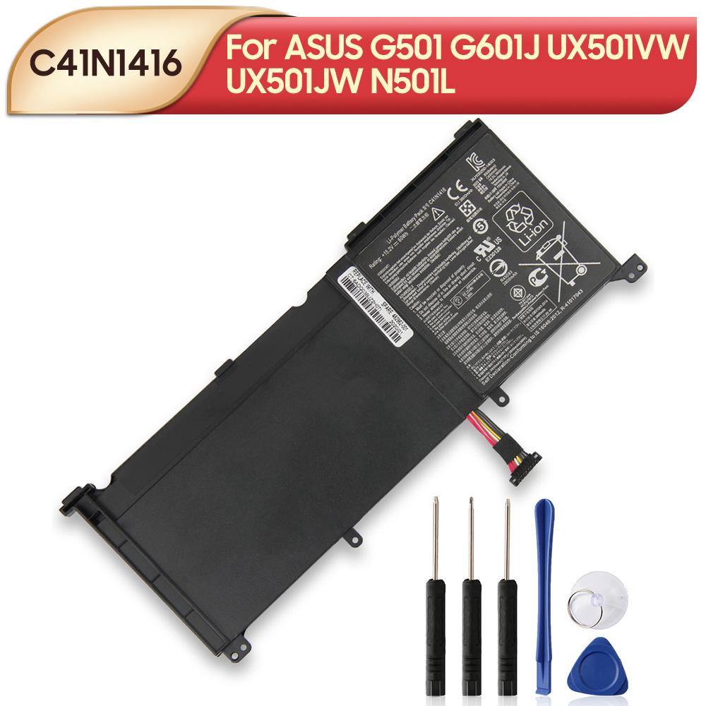 NEW Replacement Battery For ASUS G501 G601J UX501VW UX501JW N501L C41N1416 Laptop Battery 3800mAh