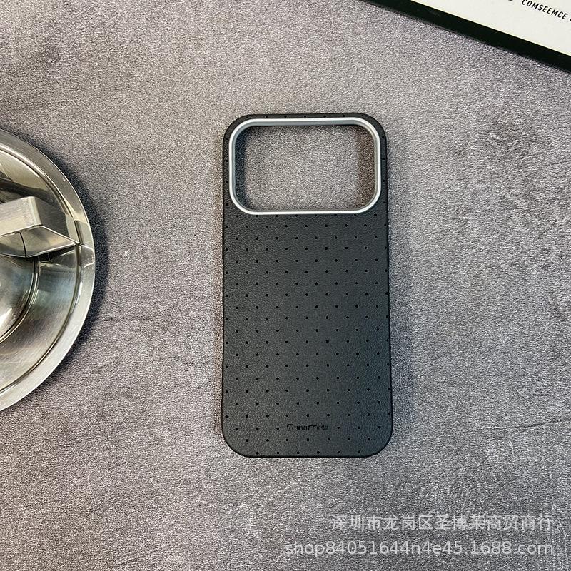 Full Screen Polka Dots Suitable for iPhone17promax Mobile Phone Case Apple 16 All-inclusive 15 Anti-drop 13 Leather Pattern Protective Case