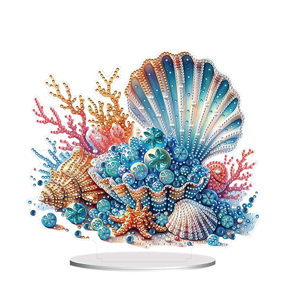 Acrylic Special Shape Piano Rabbit Table Top Diamond Painting Ornament Kits Rhinestones Desktop Ornaments for Home Office Decor