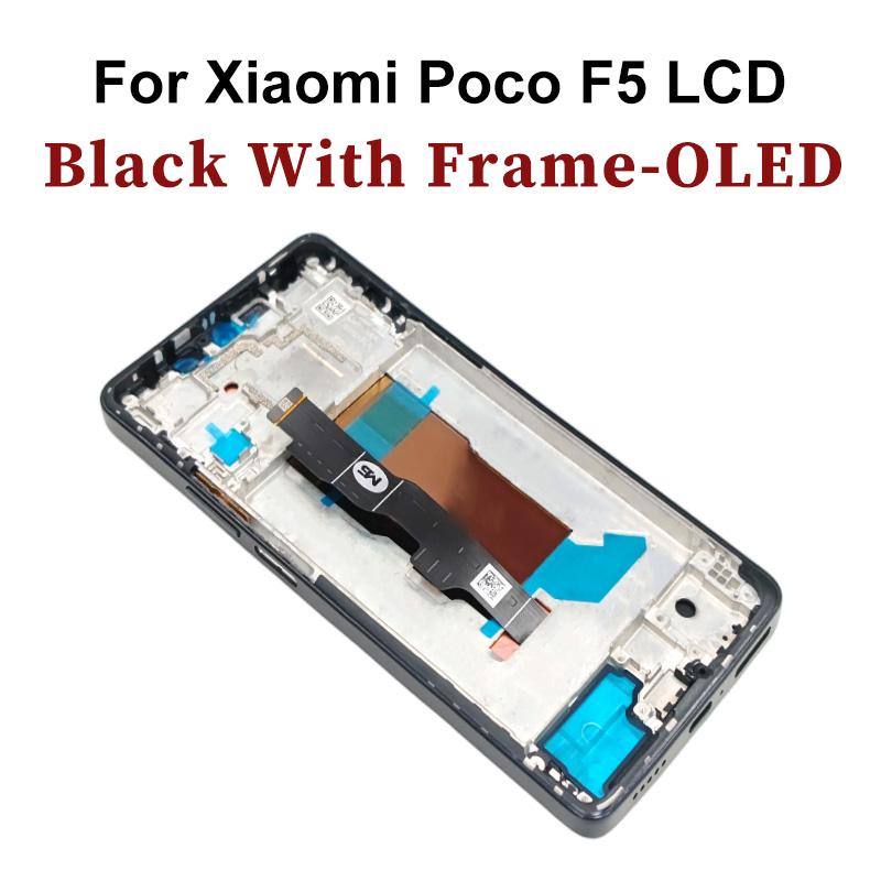 AAA++ OLED For Xiaomi Poco F5 Pro LCD Touch Screen 23049PCD8G Display Digitizer For Poco F5 LCD 23013PC75G Replacement Parts 1