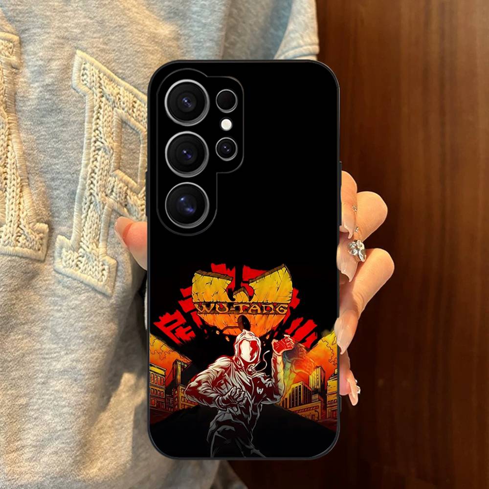 

W-WU-T-TANG C-CLAN Phone Case For Samsung S 24 Fe 25 Ultra Plus 20 Lite 21 30 22 23 24 22 Ultra 5G Fundas Samsung S20 5G