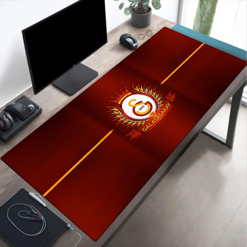 Tappetino per mouse Football Club Galatasaray, Tappetino per mouse da gioco, Tappetino per tastiera, Decorazione da scrivania per computer portatile, Regalo per tifoso, Regalo di compleanno