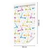 Wallpaper Colorful Scooters with Stars for Living Room and Bedroom 50x1000