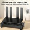 USB Powered Cooling Stand Double Fans Quiet Operation High Airflow Cooling Base for Home and Office