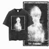 G Acid Washed Black Cotton Unisexs Streetwear COOLMIND  Graphic Tshirt   Big Size Cool Oneck Unisexs Tee Tshirt