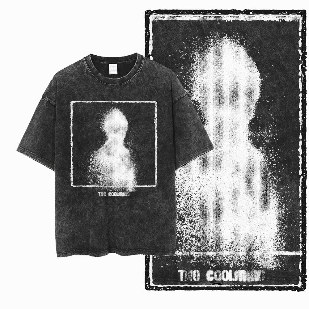 G Acid Washed Black Cotton Unisexs Streetwear COOLMIND Graphic Tshirt Big Size Cool Oneck Unisexs Tee Tshirt