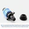 16mm Drip Tape Accessories Set: Tee Connector, Lock, Bypass, Male Thread for Garden, Greenhouse, Agriculture.