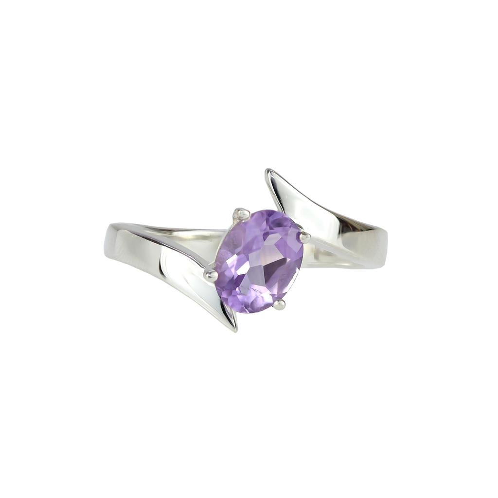 Garnet Minimalistic Ring, 925 Sterling Silver jewelry, Natural Gemstone ring, birthday gift