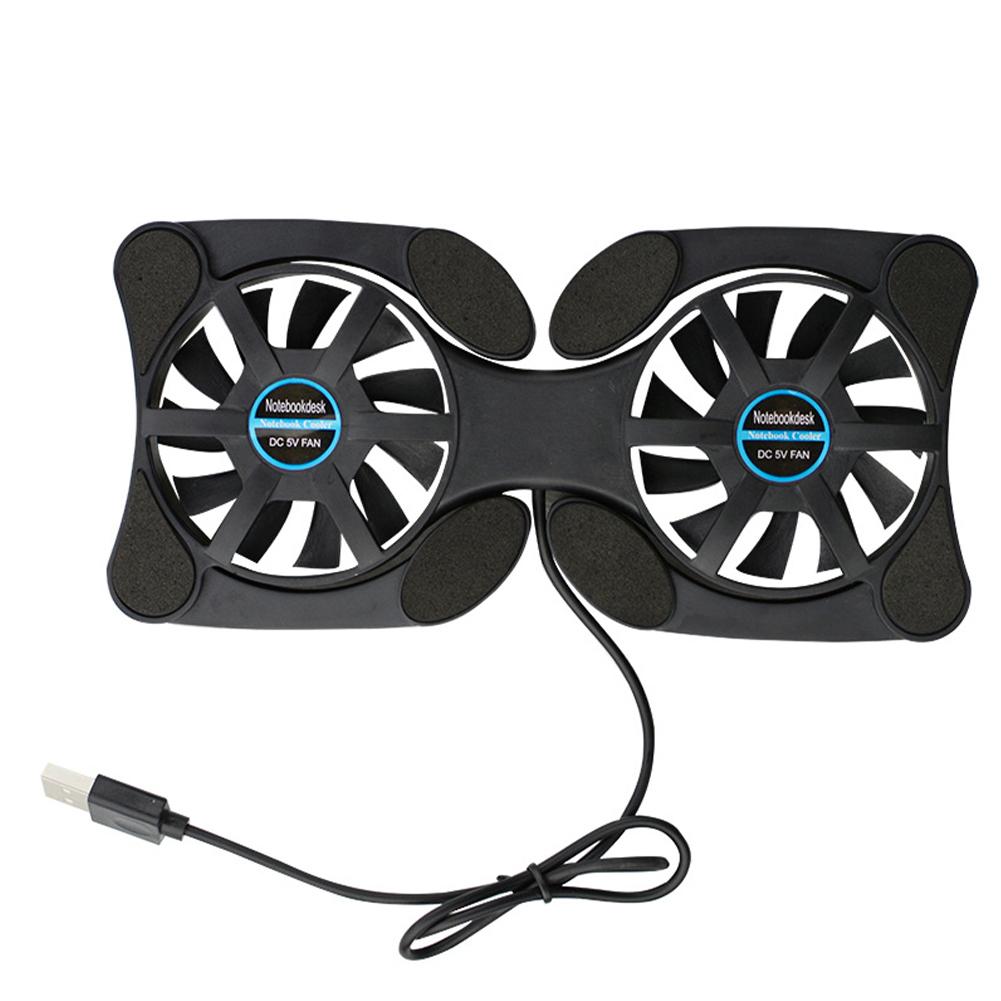 USB Laptop Cooling Fan Stand Notebook Foldable Folding Master For 14in Radiator Notebook Pad Co C9A2