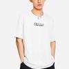 Li Ning Letter Logo Print Loose Short Sleeve T-Shirt Unisex Tops Off-White AHSS163-2