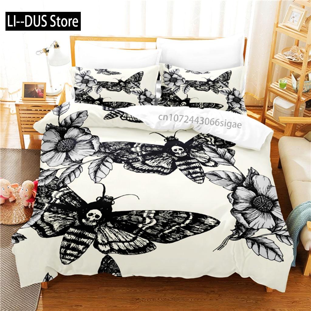 Pretty Butterfly Bedding Set Duvet Cover Set 3d Bedding Digital Printing Queen Size Bedding Set Fashion Design