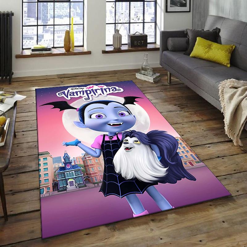 1pc Vampirina2 Design Area Rug - Non-Slip, Soft & Cozy Floor Mat for Living Room, Bedroom, Office - Indoor/Outdoor Decorative Carpet