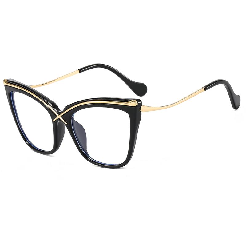 

Vintage Oversized Flower Cat Eye Corrective Myopia Glasses For Ladies Blue Light Blocking Prescription Spectacles 0 -0 . 5 -0 . 75 To -6 0