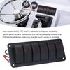 6 Gang Rocker   Panel LED Backlit On Off   Waterproof Circuit   for Car RV Bus Marine Boat ATV UTV