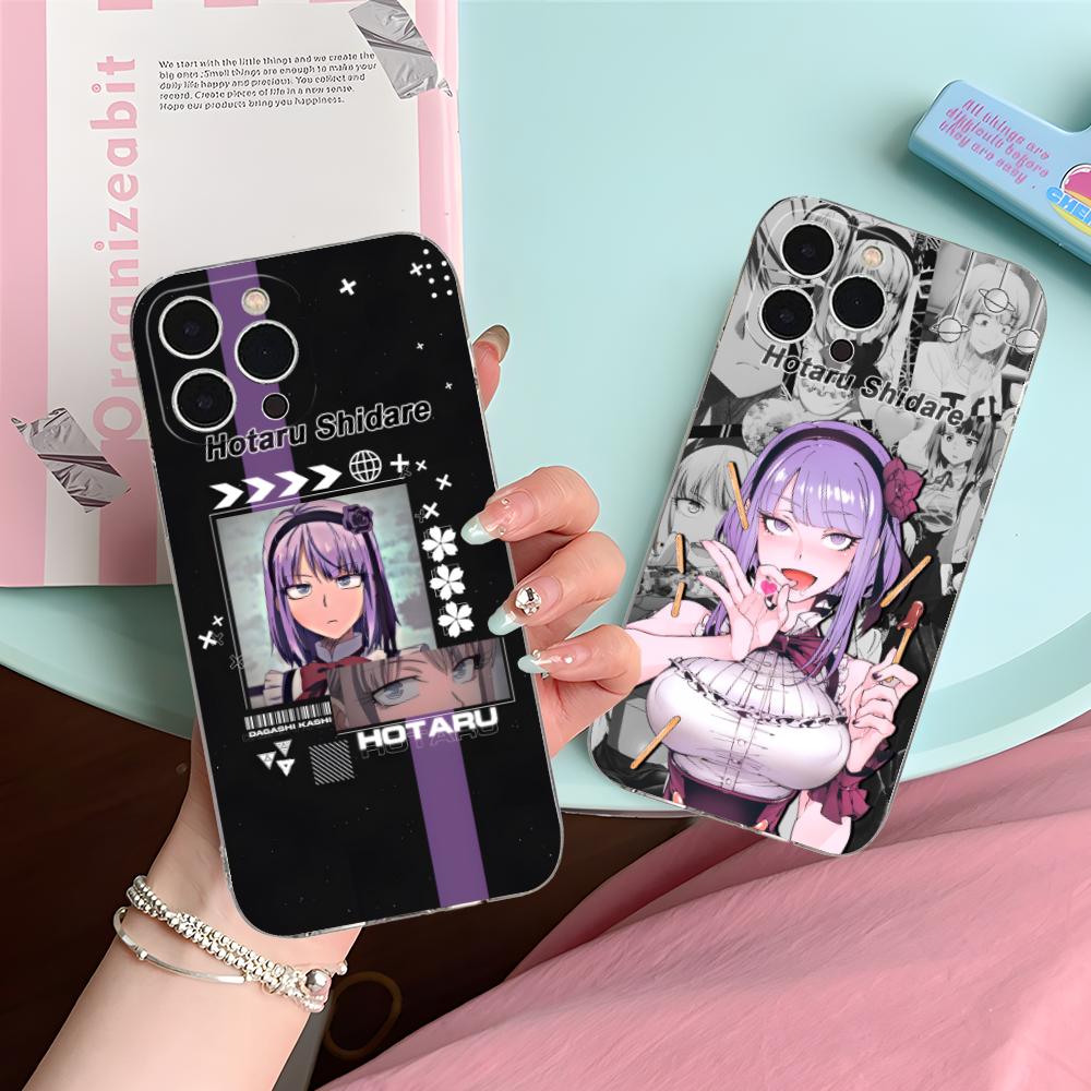 Dagashi Kashi Hotaru Mobile Phone Case for iPhone 17 16 15 14 13 12 11 X XR XS Air Pro Max Plus Mini Clear Colorful Cover Luxury