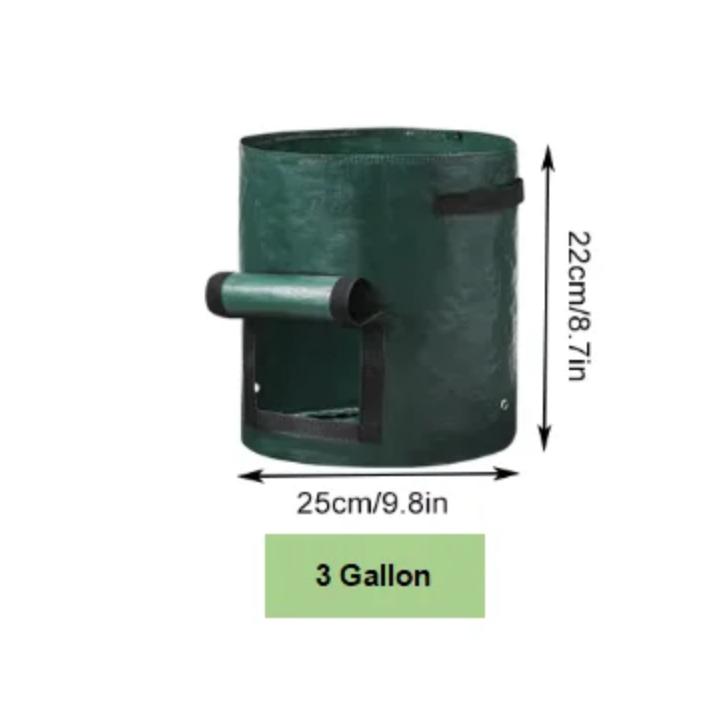 

1 шт. Садовые принадлежности Мешок для выращивания овощных растений Посадочный контейнер Мешок Утолщенный садовый горшок Сделай сам Посадочный горшок для выращивания картофеля Ткань ПЭ