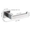 304 Stainless Steel Bathroom Accessories 1 Piece Matte Black Toilet Paper Holder Wall Mounted Tissue Roll Hanger Bathroom Shelf
