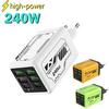 Digital Display Type-C and USB Charger with Screen - Smart EU/US Charging Head
