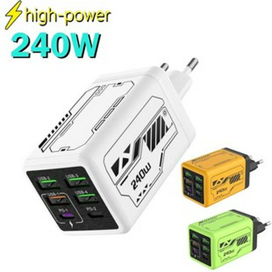 Digital Display Type-C and USB Charger with Screen - Smart EU/US Charging Head