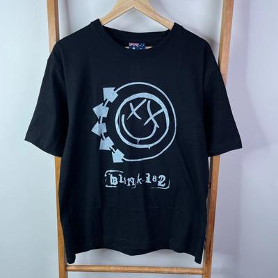 T-shirt Blink-182 Homme Taille L Noir Pop Punk 2013 20e Anniversaire Tournée Australie