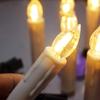 LED Flickering Flames Candles with Timer Remote, Christmas Tree Candle, Battery Operated, New Year Decoration, Home decor Candle