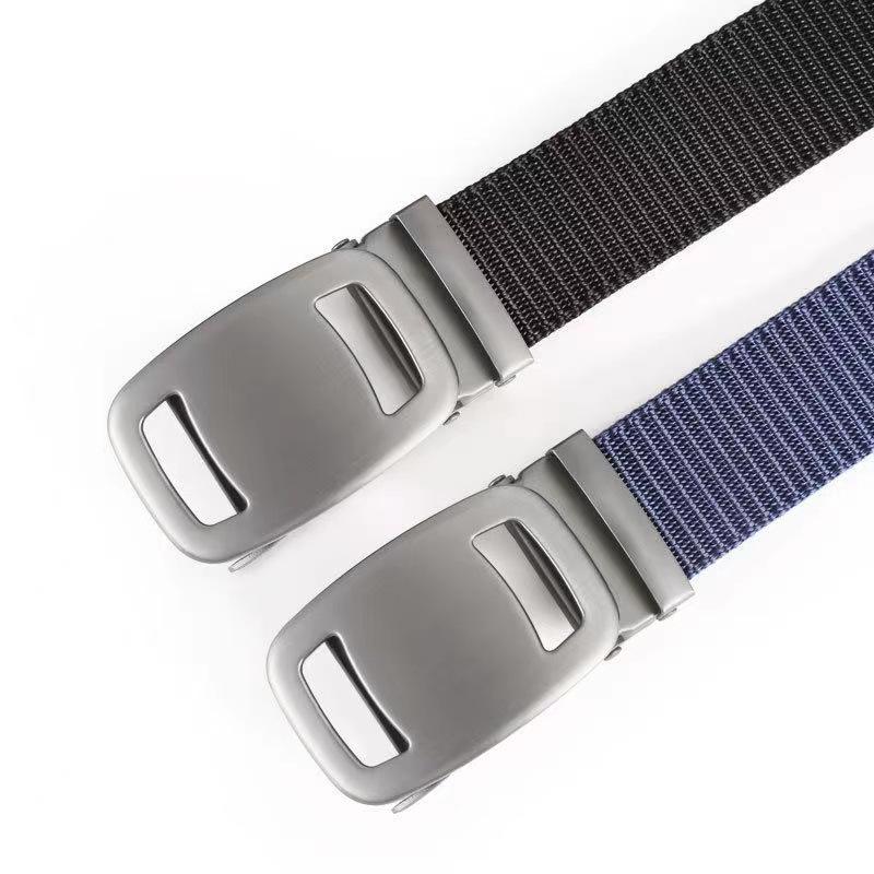 Herren Taktischer Nylon Automatikschließe Ledergürtel
