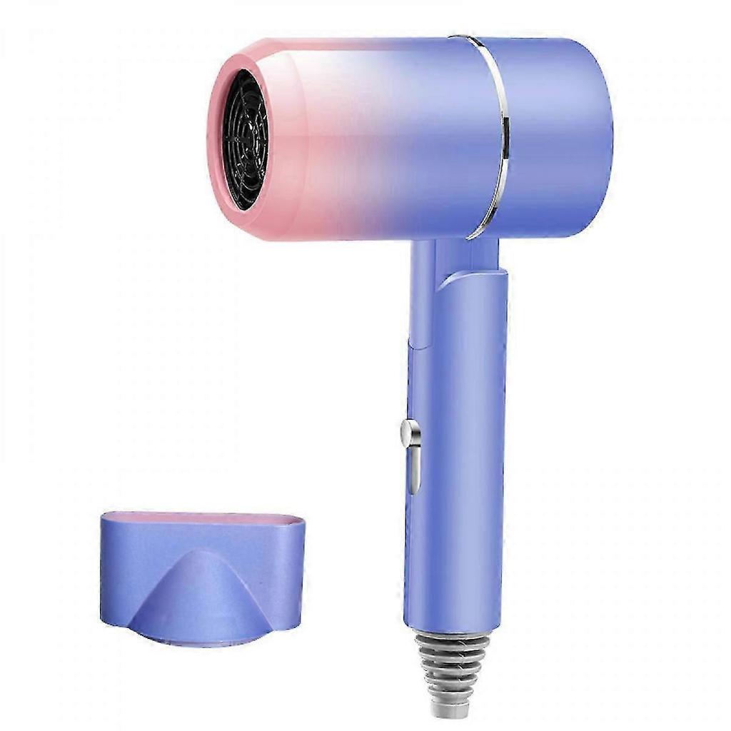 A Powerful 600 Watt Fast Drying And Low-noise Hair Dryer With A Negative Hair Dryer With A 3-speed Range With 1 Supply And Collection Nozzle Less