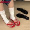 Fashion Fashion Round Toe  Ladies Flats Slippers Shoes Female Summer Beach Slides Women Flats Slippers Shoes Sandals Flip Flops