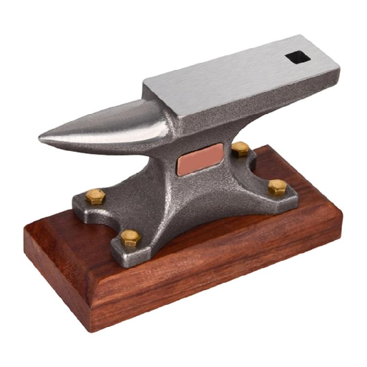 

Multipurpose Carbon Steel Jewelry Anvil Sturdy Wooden Base Forging Tool Metal Fabrication Workshop Essential 1