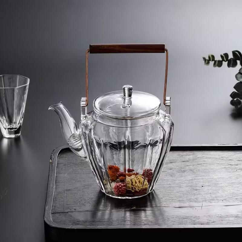 Yipan Diamond Beam Handle Kung Fu Teapot Set