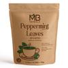 MB Herbals Peppermint Leaves Tea Cut & Dried 80g | 100% Pure Herbal Mint Leaves for Tea Infusion | Naturally Aromatic | No Added Colors or Preser