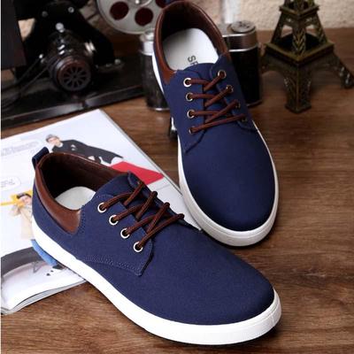 Moda de Cuatro Estaciones Tendencia Casual Zapatos de Lona Zapatos de Hombre Zapatillas de Hombre Talla Grande Zapatos de Hombre