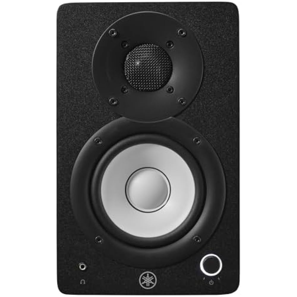 YAMAHA YAMAHA Powered Studio Monitor Speaker Pair Compact Black HS4