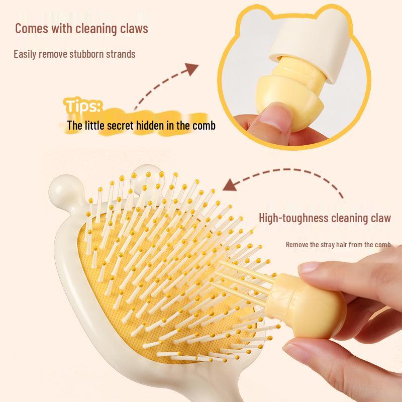 Przenośny Student Poduszka Powietrzna Grzebień do Włosów do Gładkich, Długich Włosów