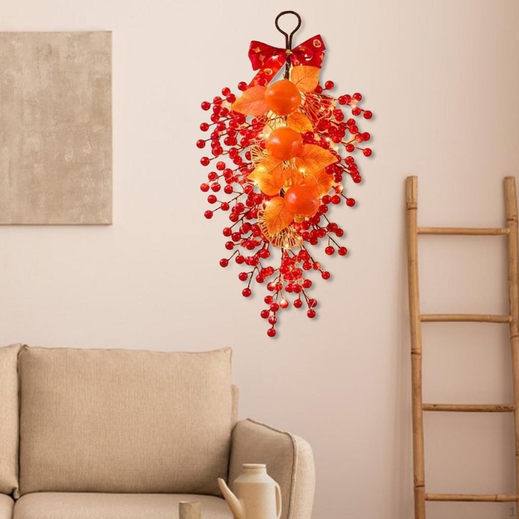 Chinesischer Jahreskranz Girlande Frühlingsfest Türschmuck für Wand