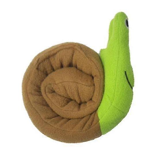 Snail Toy Dog Snuffle Snail Toy Puppy Rocking Plush Chew Toys for Stress Release Game