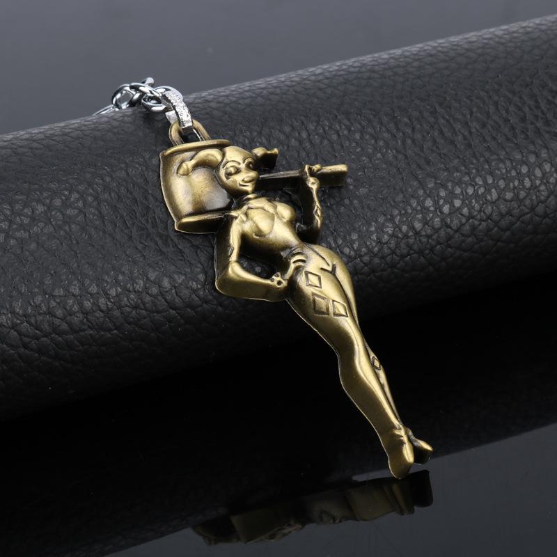 

Suicide Squad Alloy Keychain Pendant: European & American Movie Merchandise