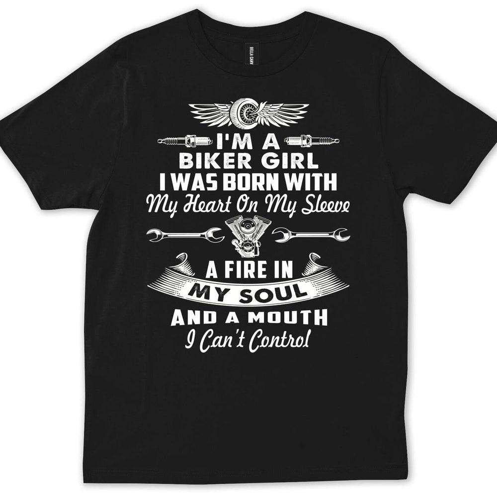 Biker T-shirt, I m A Rider, I Live To Ride T-shirt, Gift Idea for Biker, Funny Motorcycle Shirt Collection, Biker Shirt, Sizes Up to 3XL L