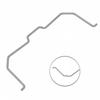 Replacement Part for BMW 1 E81 Headlights Support with OEM Number 63126924671