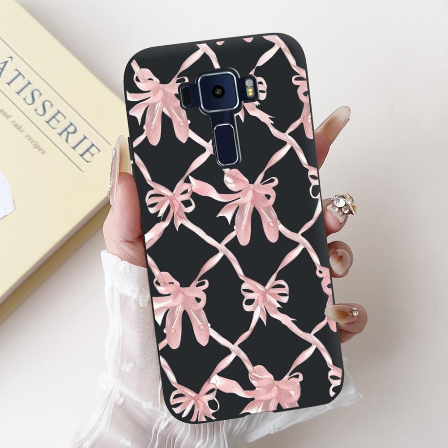 For ASUS Zenfone 3 ZE520KL Z017D 4 Max ZC520KL X008D 3 Max ZC520TL Case Soft Silicone Back Cover Love Heart Butterfly Flower Bag
