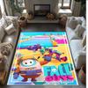 Fall Guys Crystal Velvet Rug, Soft Anti‑Slip Crystal Velvet Carpet for Living Room Bedroom Home Decor