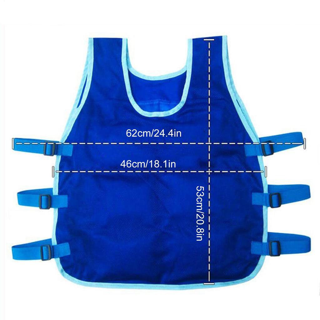 Buzlu Yelek Soğutma Güvenlik Yeleği Dış Mekan Yüksek Sıcaklık Giysisi Ayarlanabilir Serin Ceket Erkekler Kadınlar İçin Sanitasyon İş Yerleri İç Mekan