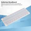 10Pcs Solderless Breadboard ABS 5.6x16.5x0.85cm 830 Points for Experiment Testing